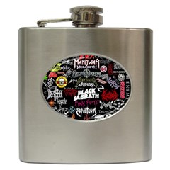 Metal Bands College Hip Flask (6 Oz) by Sudhe