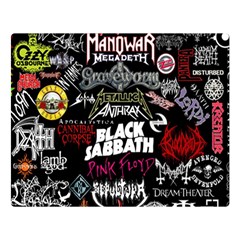 Metal Bands College Double Sided Flano Blanket (large) 