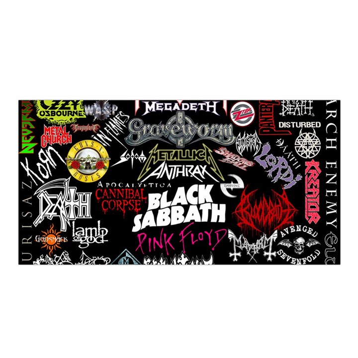 Metal Bands College Satin Shawl