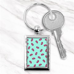 Donuts Pattern Food Colourful Key Chain (Rectangle)