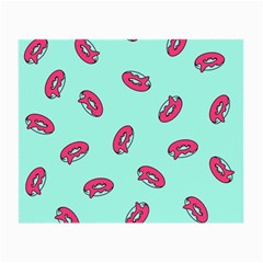 Donuts Pattern Food Colourful Small Glasses Cloth by Vaneshart