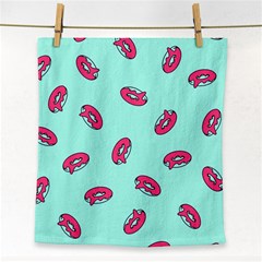 Donuts Pattern Food Colourful Face Towel