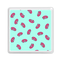 Donuts Pattern Food Colourful Memory Card Reader (square) by Vaneshart