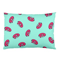 Donuts Pattern Food Colourful Pillow Case (Two Sides)