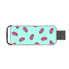 Donuts Pattern Food Colourful Portable USB Flash (One Side)