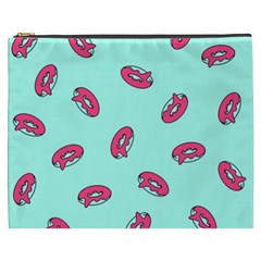 Donuts Pattern Food Colourful Cosmetic Bag (XXXL)