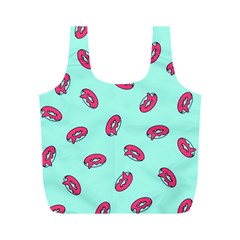 Donuts Pattern Food Colourful Full Print Recycle Bag (M)