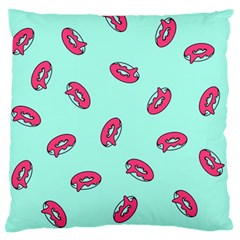 Donuts Pattern Food Colourful Standard Flano Cushion Case (Two Sides)