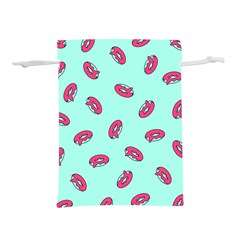 Donuts Pattern Food Colourful Lightweight Drawstring Pouch (S)