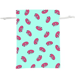 Donuts Pattern Food Colourful  Lightweight Drawstring Pouch (XL)