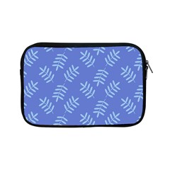 Leaves Ferns Blue Pattern Apple Ipad Mini Zipper Cases by Vaneshart