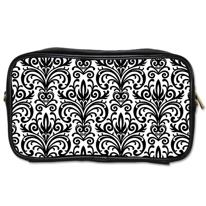 Overlay Transparent Pattern Toiletries Bag (One Side)