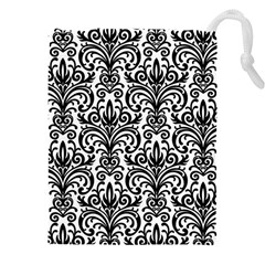 Overlay Transparent Pattern Drawstring Pouch (4xl)