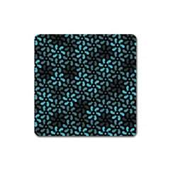 Decorative Flower Nature Abstract Square Magnet