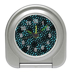 Decorative Flower Nature Abstract Travel Alarm Clock