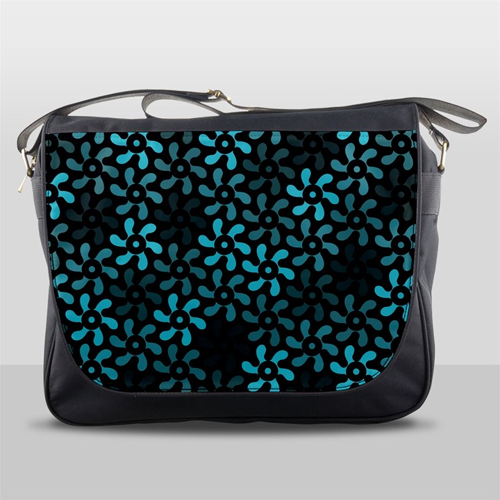 Decorative Flower Nature Abstract Messenger Bag