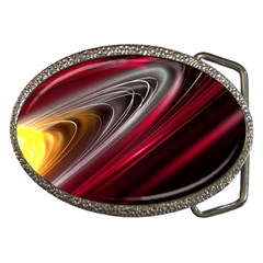 Circle Background Red Dark Bokeh Belt Buckles by Vaneshart