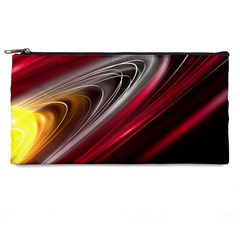 Circle Background Red Dark Bokeh Pencil Cases by Vaneshart