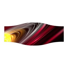 Circle Background Red Dark Bokeh Stretchable Headband by Vaneshart