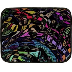 Background Drawing Colorful Pattern Double Sided Fleece Blanket (mini)  by Vaneshart