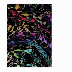 Background Drawing Colorful Pattern Large Garden Flag (two Sides) by Vaneshart