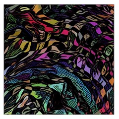 Background Drawing Colorful Pattern Large Satin Scarf (square)