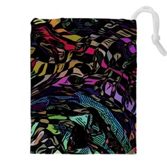 Background Drawing Colorful Pattern Drawstring Pouch (4xl)