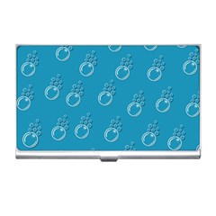 Bubble Group Pattern Abstract Business Card Holder by Vaneshart