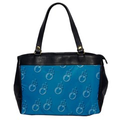 Bubble Group Pattern Abstract Oversize Office Handbag by Vaneshart