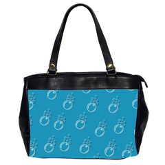 Bubble Group Pattern Abstract Oversize Office Handbag (2 Sides) by Vaneshart