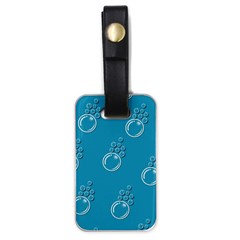 Bubble Group Pattern Abstract Luggage Tag (one Side) by Vaneshart