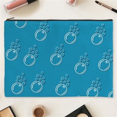 Bubble Group Pattern Abstract Cosmetic Bag (xxxl) by Vaneshart