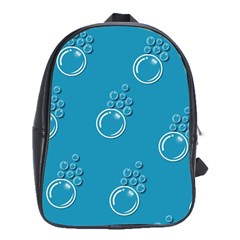 Bubble Group Pattern Abstract School Bag (xl) by Vaneshart