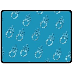 Bubble Group Pattern Abstract Double Sided Fleece Blanket (large)  by Vaneshart