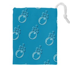 Bubble Group Pattern Abstract Drawstring Pouch (4xl) by Vaneshart