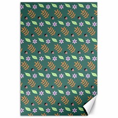 Nature Pattern Spring Green Canvas 20  X 30 