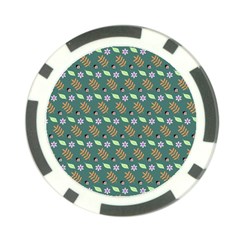 Nature Pattern Spring Green Poker Chip Card Guard (10 Pack) by Vaneshart