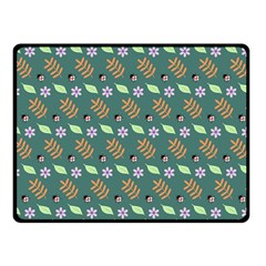 Nature Pattern Spring Green Fleece Blanket (small) by Vaneshart