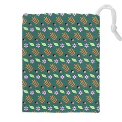 Nature Pattern Spring Green Drawstring Pouch (5xl)