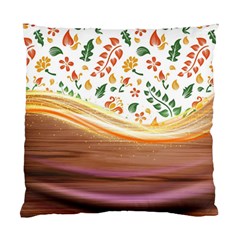 Floral Background Abstract Pattern Standard Cushion Case (two Sides) by Vaneshart