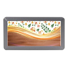 Floral Background Abstract Pattern Memory Card Reader (mini) by Vaneshart