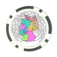 Digitization Transformation Germany Poker Chip Card Guard (10 Pack) by Vaneshart