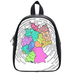 Digitization Transformation Germany School Bag (small) by Vaneshart