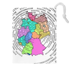 Digitization Transformation Germany Drawstring Pouch (4xl)