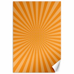 Background Graphic Modern Orange Canvas 24  X 36  by Vaneshart