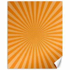 Background Graphic Modern Orange Canvas 11  X 14  by Vaneshart