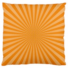 Background Graphic Modern Orange Standard Flano Cushion Case (two Sides) by Vaneshart