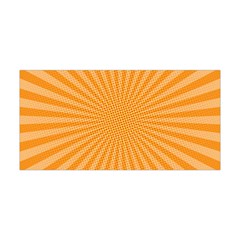 Background Graphic Modern Orange Yoga Headband by Vaneshart