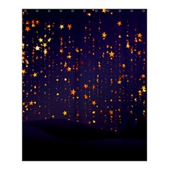 Christmas Background Star Shower Curtain 60  X 72  (medium)  by Vaneshart