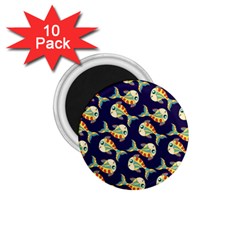 Fish Background Abstract Animal 1 75  Magnets (10 Pack)  by Vaneshart